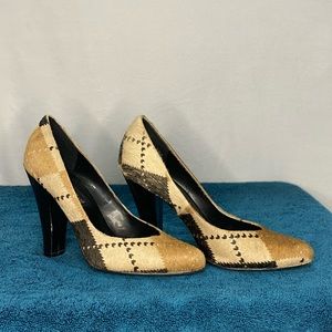 Steven Plaid Heels (8.5)